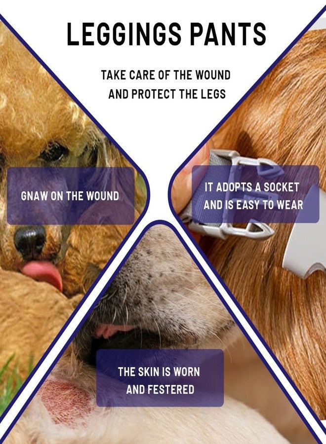 squishy Dog Elbow Protector, Dog Leg Protectors for Joint Support and Wound Protection, Adjustable Soft Fabric for Medium to Large Dogs, Ideal for Outdoor Activities and Post-Surgery Recovery - Image 5